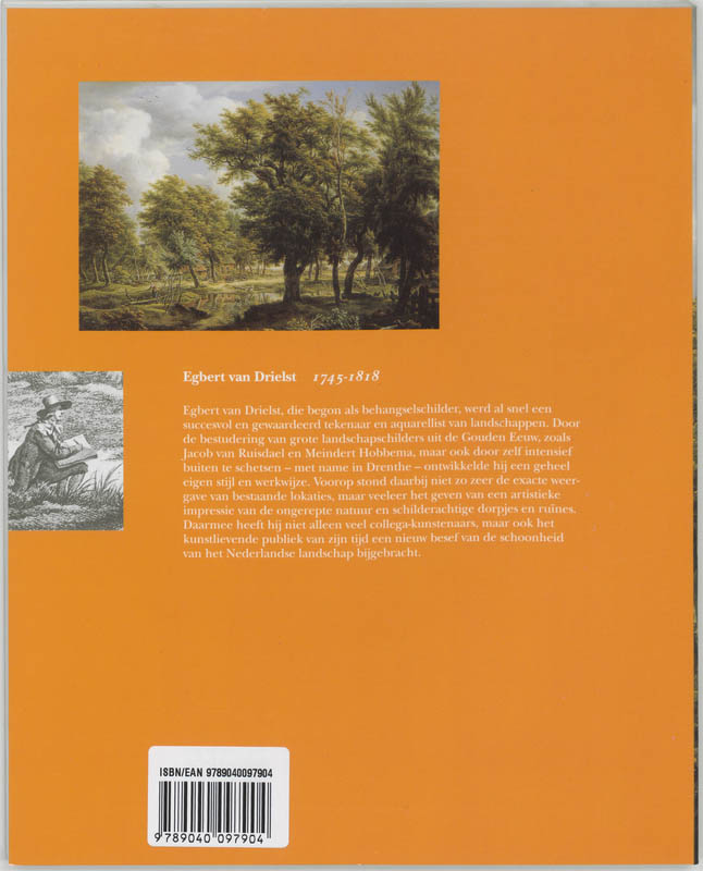 Achterkant van Egbert van Drielst 1745-1818