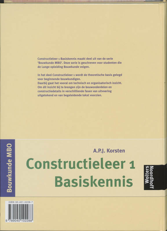 Achterkant van 1 basiskennis