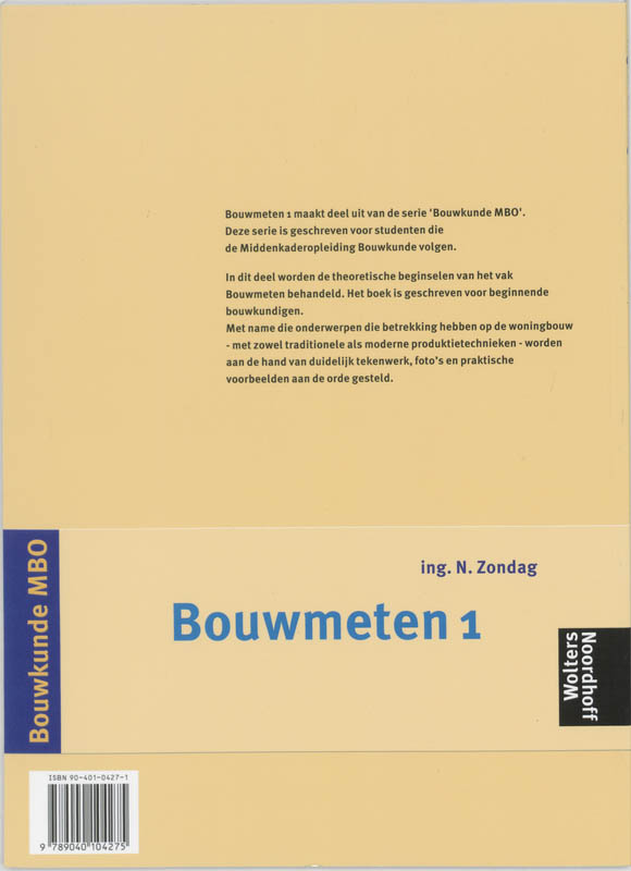 Achterkant van 1