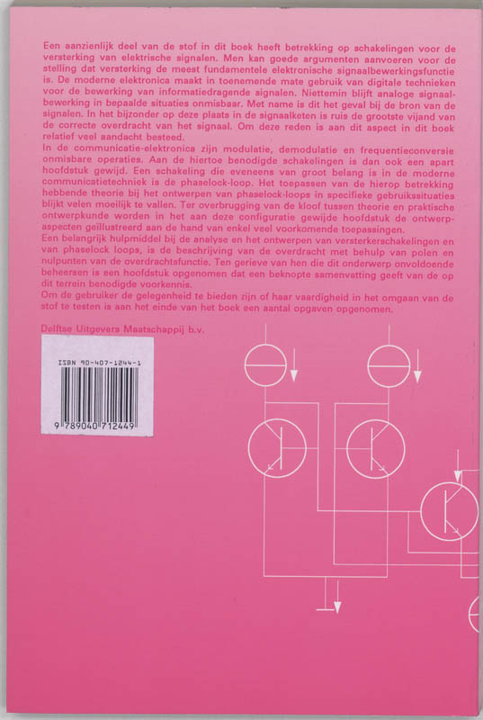 Achterkant van Analoge signaalbewerkingstechniek