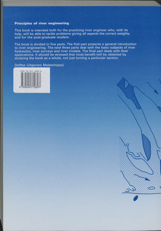Achterkant van Principles of river engineering