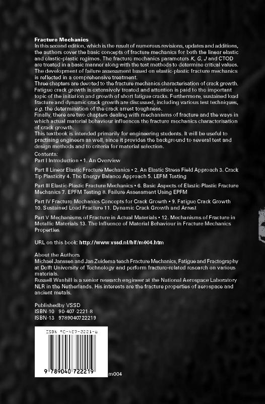 Achterkant van Fracture mechanics