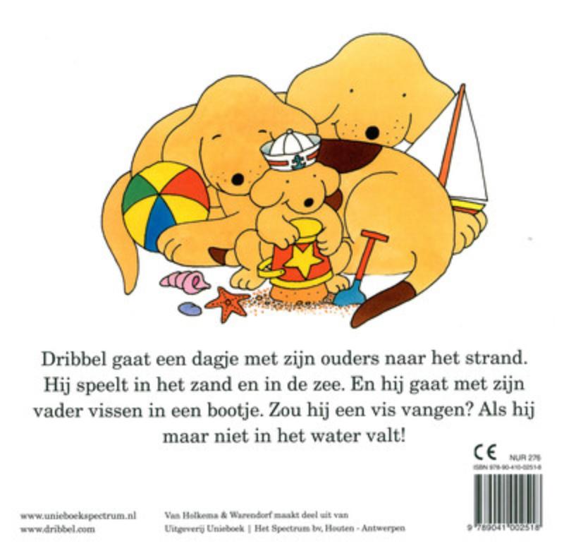 Achterkant van Dribbel naar het strand