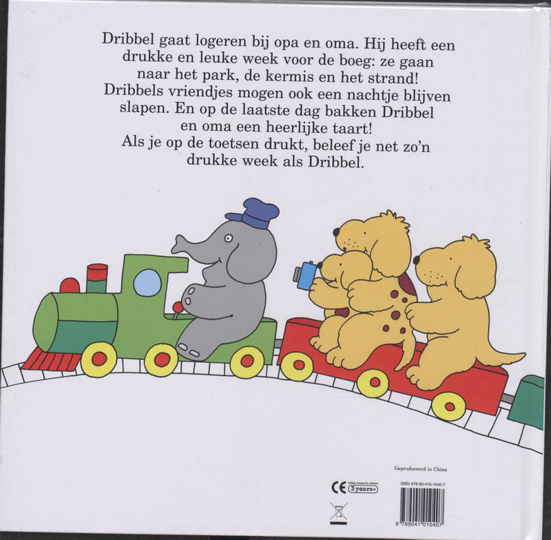 Achterkant van Een drukke week voor Dribbel