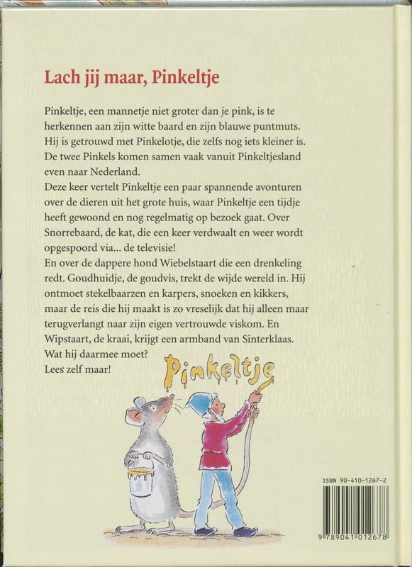 Achterkant van Lach jij maar, Pinkeltje