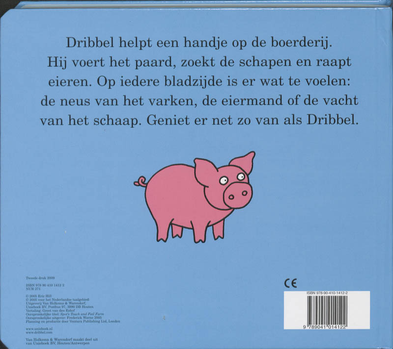 Achterkant van Dribbels zachte beestenboel