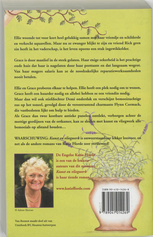 Achterkant van Kunst en vliegwerk