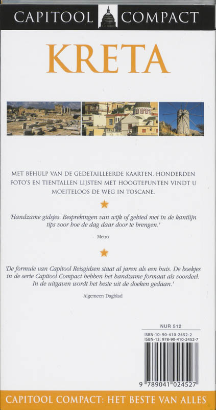 Achterkant van Kreta