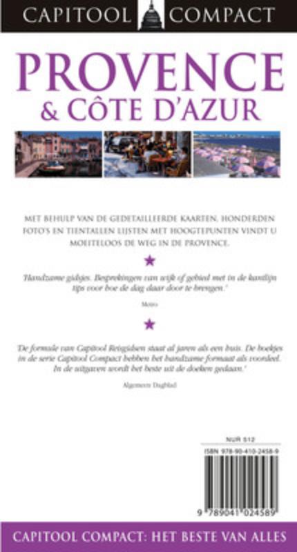 Achterkant van Provence & Côte d'Azur