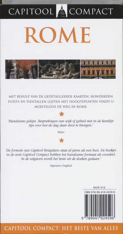 Achterkant van Rome