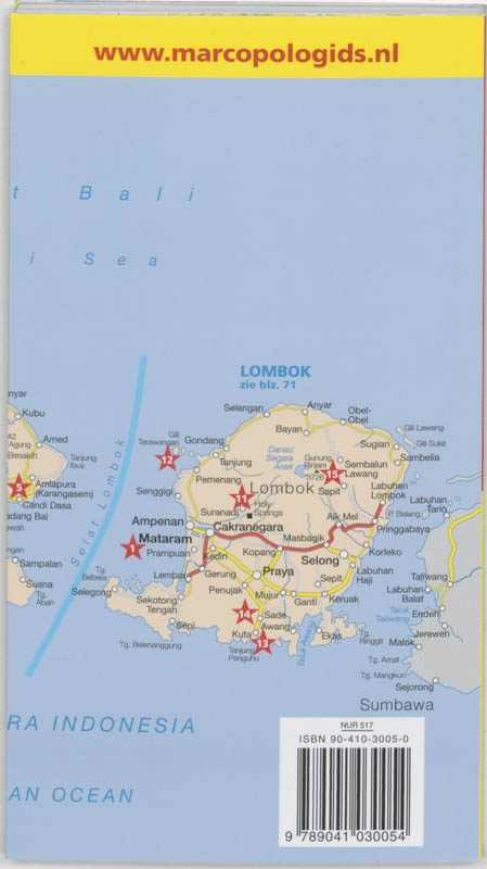 Achterkant van Bali & Lombok