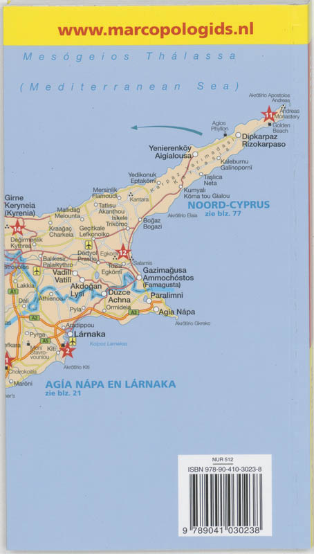 Achterkant van Cyprus