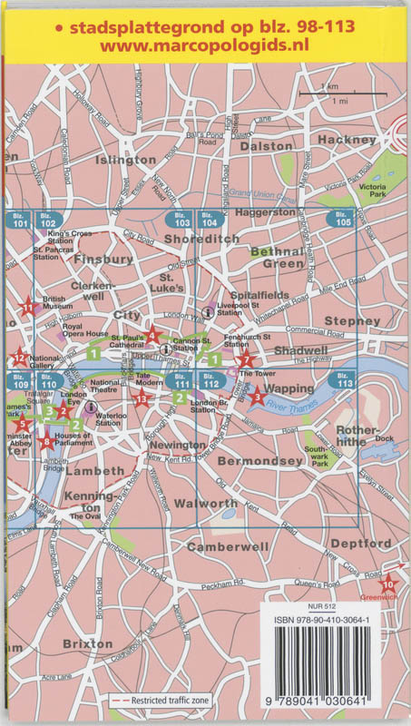 Achterkant van Londen