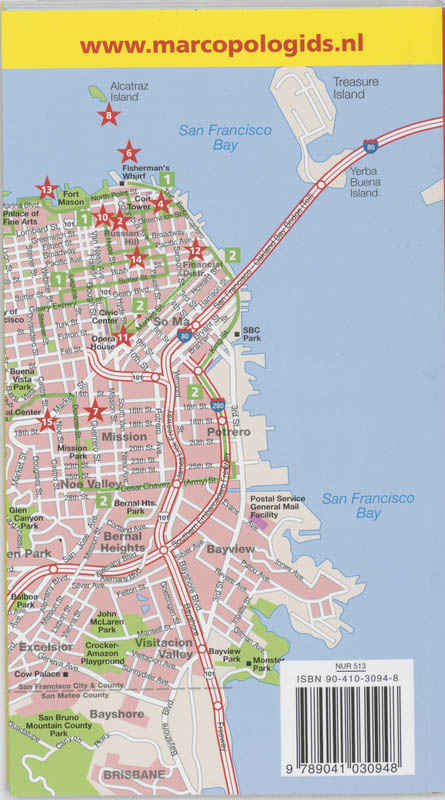 Achterkant van San Francisco