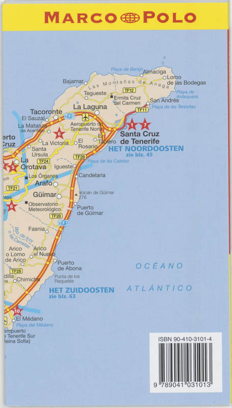 Achterkant van Tenerife