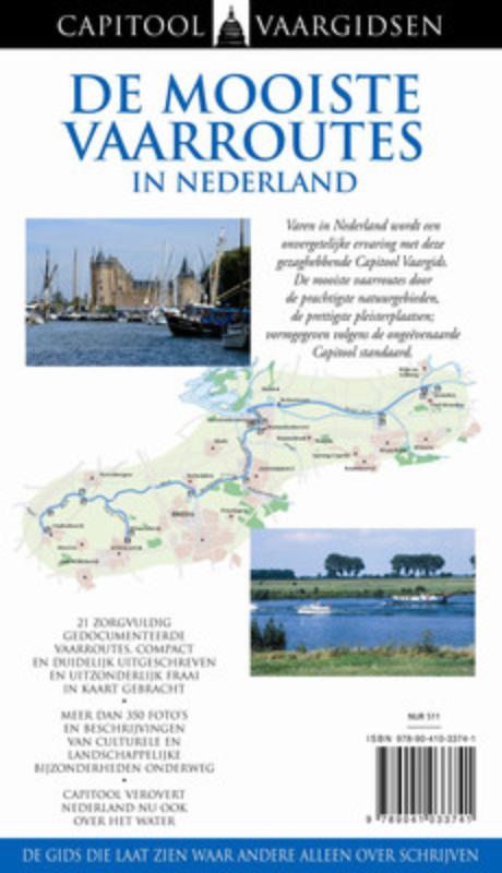 Achterkant van De mooiste vaarroutes in Nederland