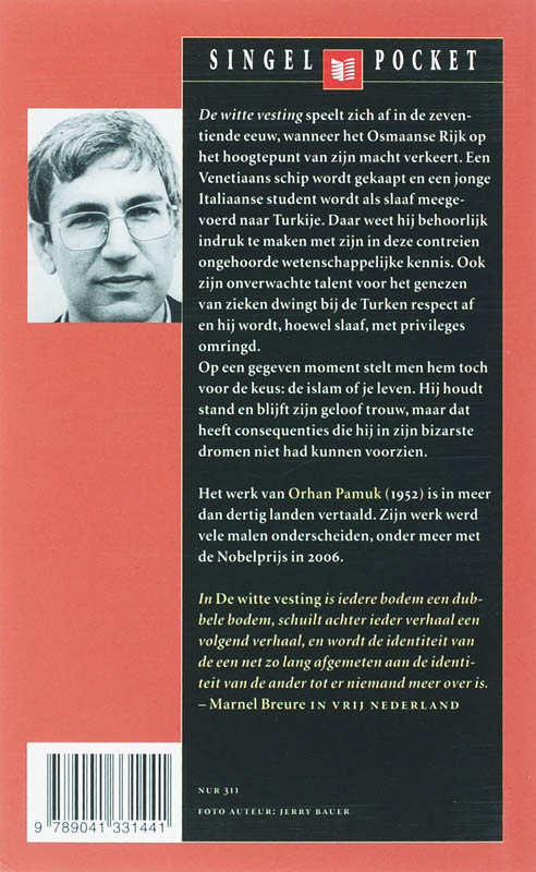 Achterkant van De witte vesting