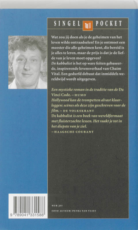 Achterkant van De kabbalist