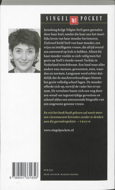 Achterkant van De garnalenpelster