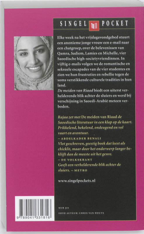Achterkant van De meiden van Riaad