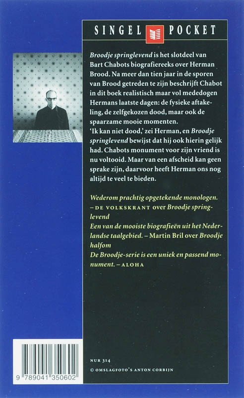Achterkant van Broodje springlevend