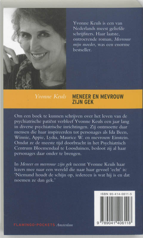 Achterkant van Meneer en mevrouw zijn gek