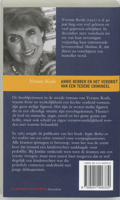 Achterkant van Annie Berber en het verdriet van een tedere crimineel