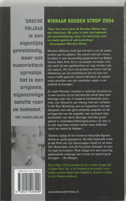 Achterkant van Groene vrijdag