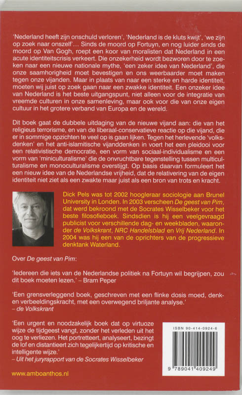 Achterkant van Een zwak voor Nederland