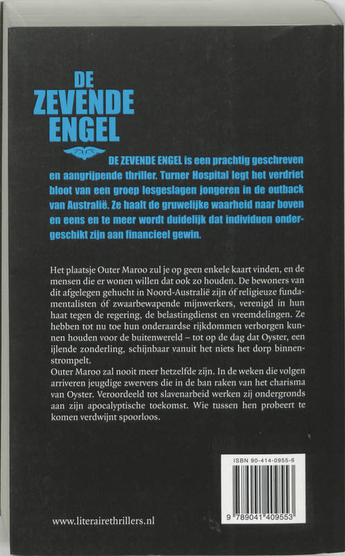 Achterkant van De zevende engel