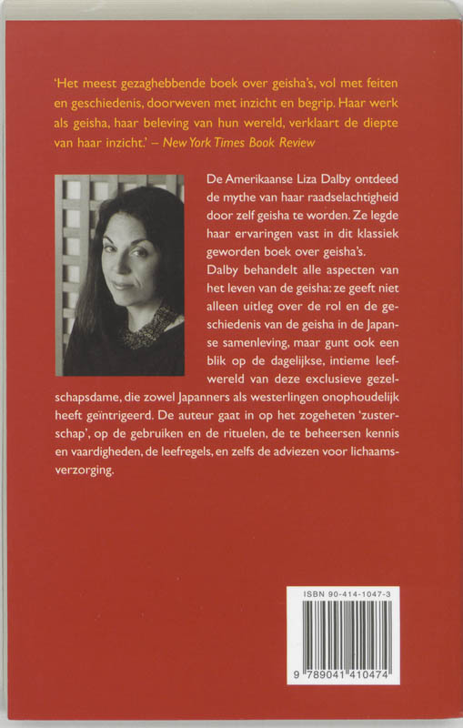 Achterkant van Geisha