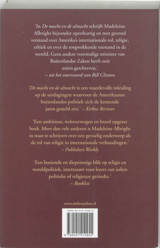 Achterkant van De macht en de almacht