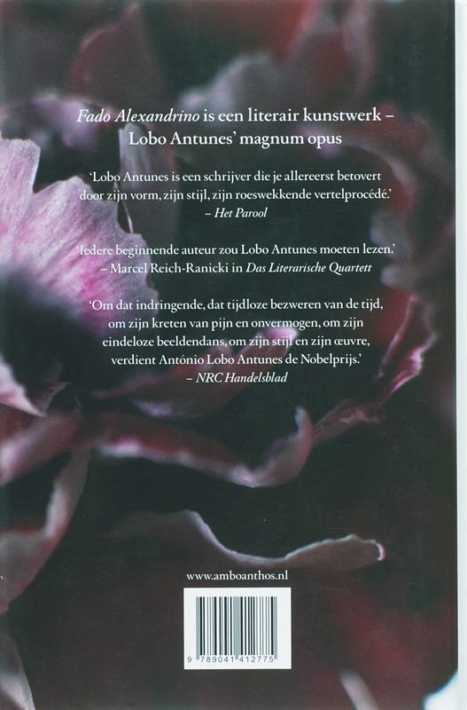 Achterkant van Fado Alexandrino