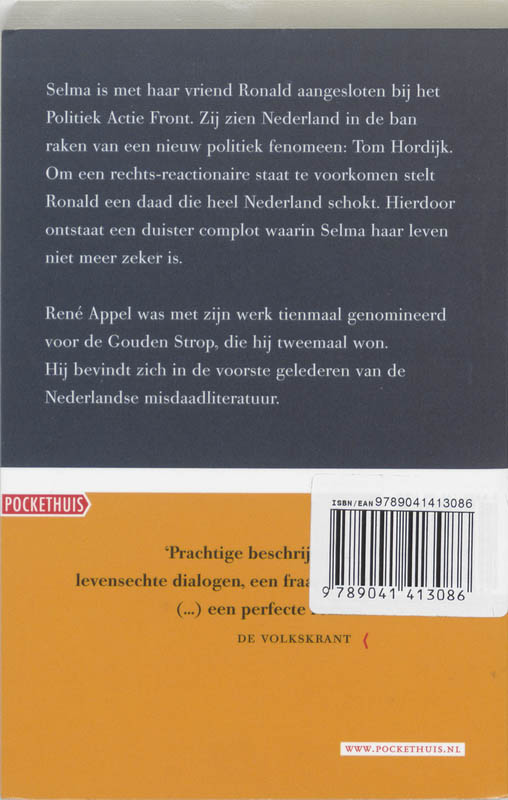 Achterkant van Doorgeschoten