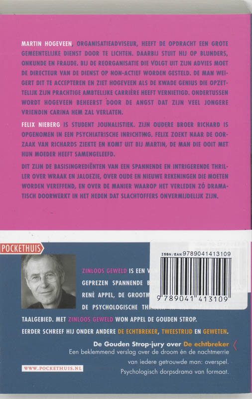 Achterkant van Zinloos geweld