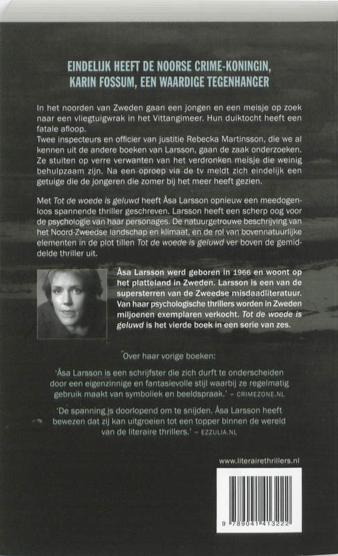 Achterkant van Tot de woede is geluwd