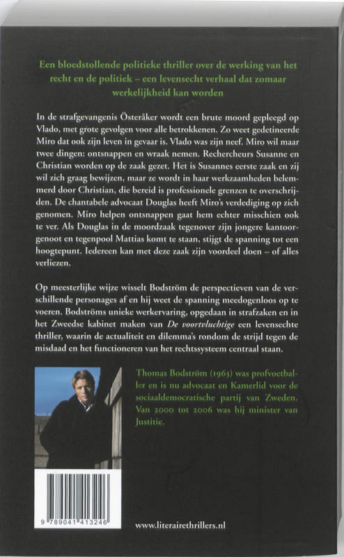 Achterkant van De voortvluchtige