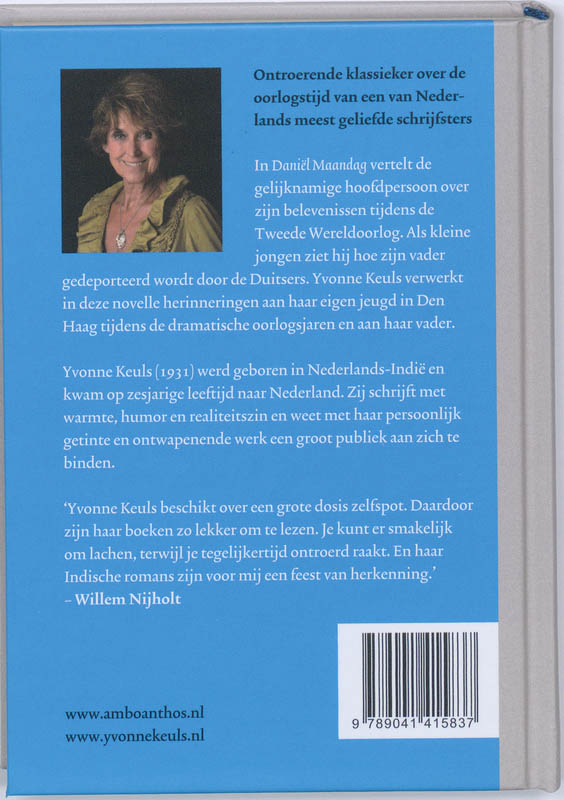 Achterkant van Daniël Maandag