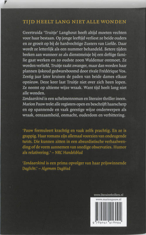 Achterkant van Zondaarskind
