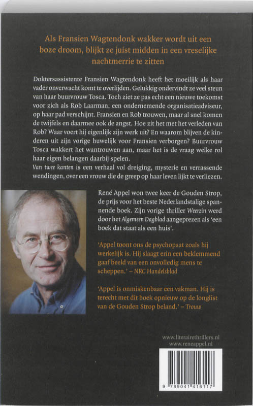 Achterkant van Van twee kanten