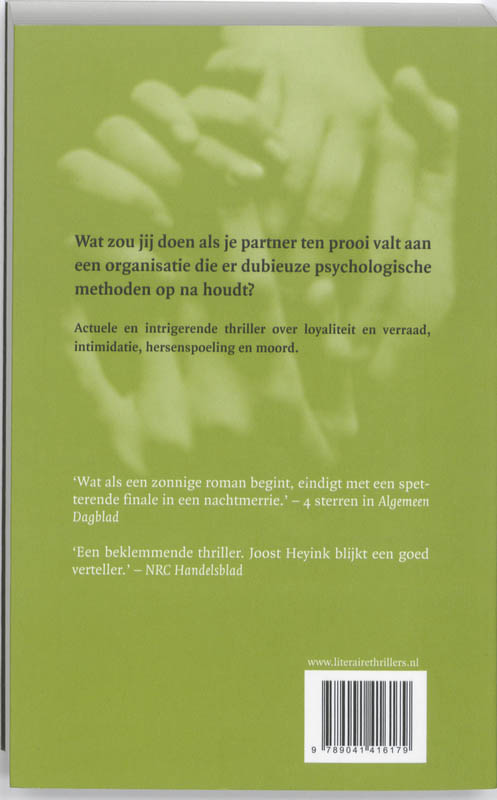 Achterkant van Experiment