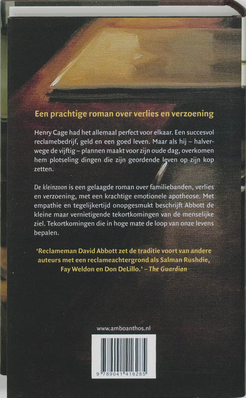Achterkant van De kleinzoon