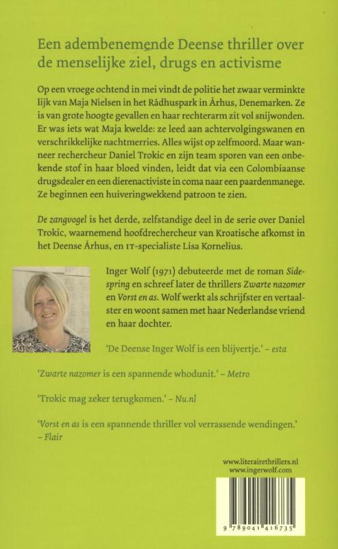 Achterkant van De zangvogel