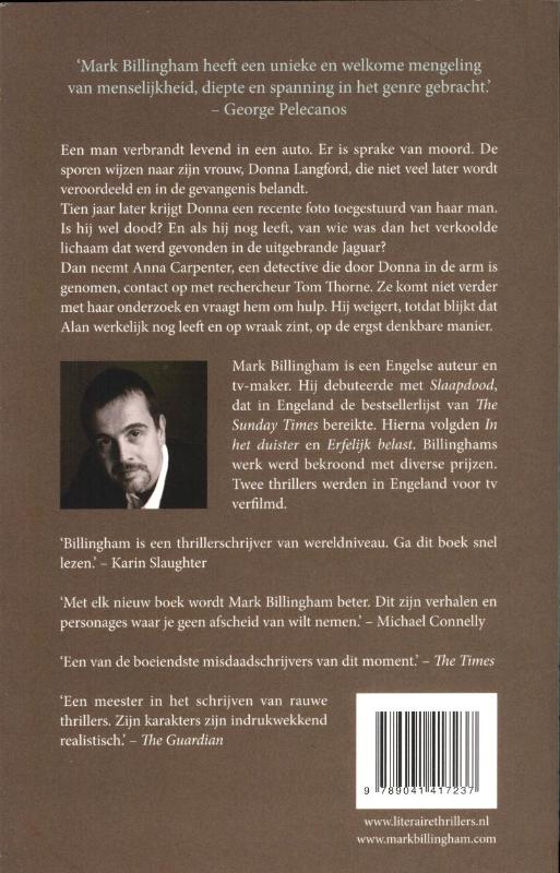 Achterkant van Uit de dood verrezen