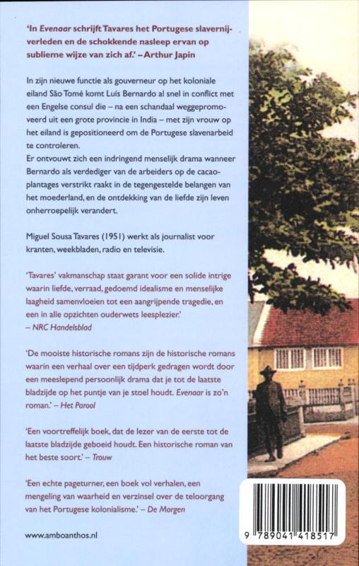 Achterkant van Evenaar