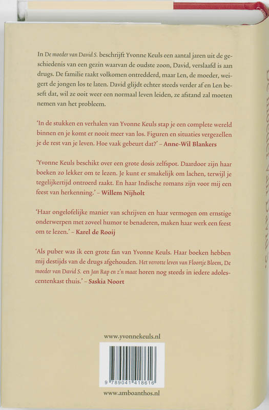 Achterkant van De moeder van David S.