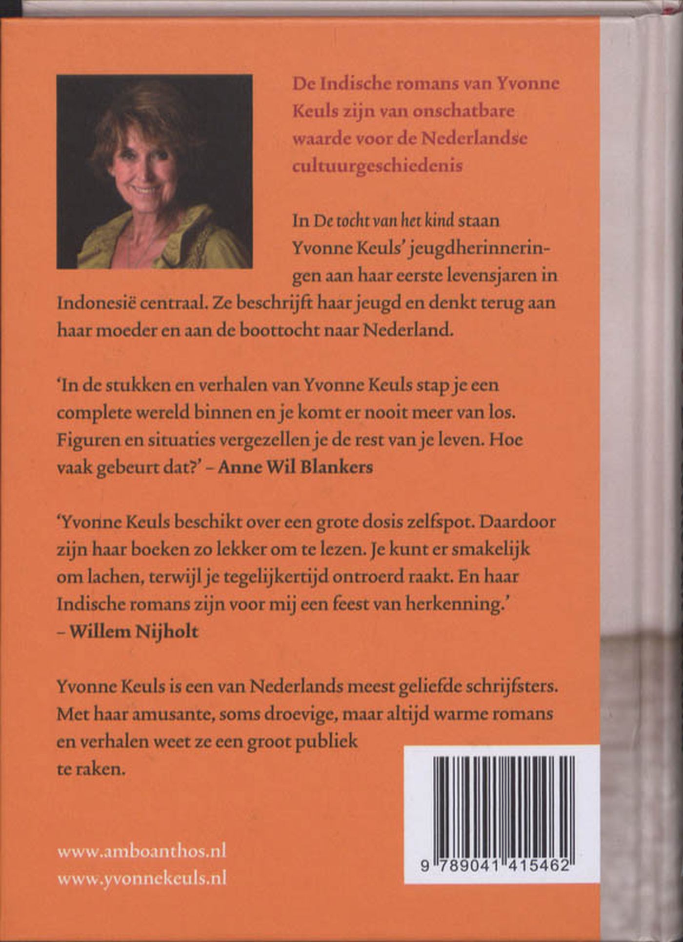 Achterkant van De tocht van het kind