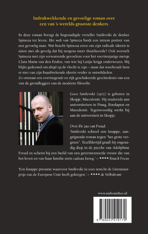 Achterkant van Het web van Spinoza