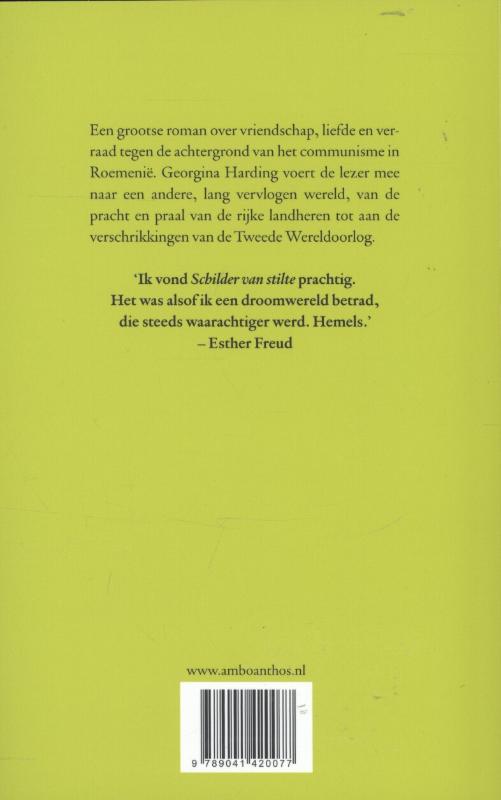 Achterkant van Schilder van stilte