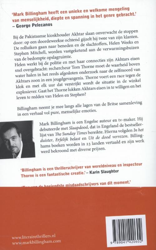 Achterkant van Ten dode opgeschreven